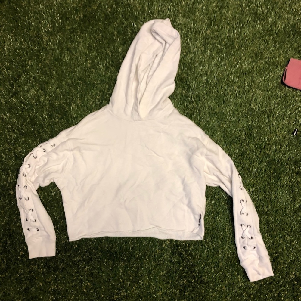 PINK cropped hoodie